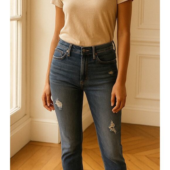 Hudson Jeans Nico Mid Rise Womens 28 Super Skinny Leg - Picture 1 of 9